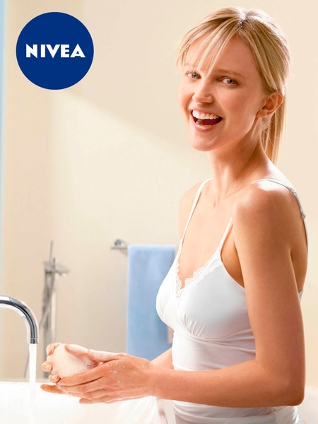 Мило зволожувальний Nivea Полуниця і молоко, 90 г - Pampik - 3