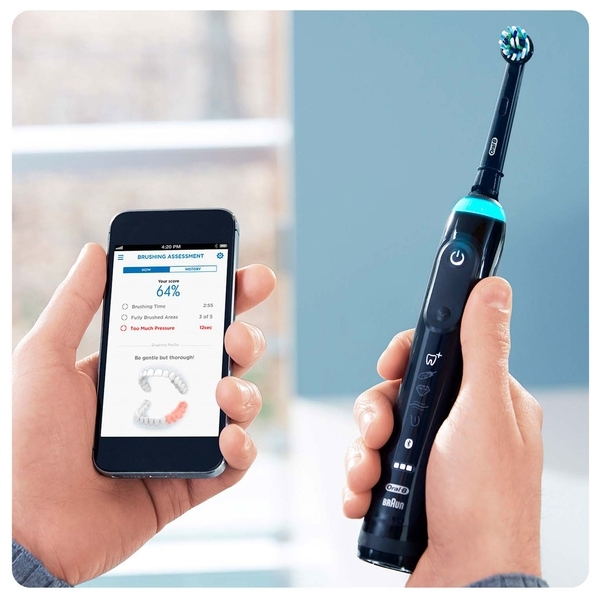 Електрична зубна щітка Oral-B Special Edition Genius X Black, чорний - Pampik - 8