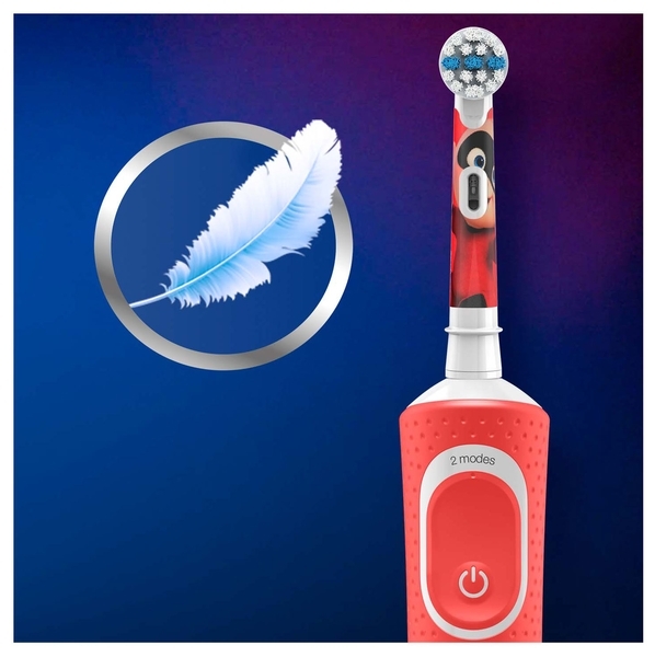 Електрична зубна щітка Oral-B Kids Найкращі мультфільми Pixar з футляром, м'яка - Pampik - 7