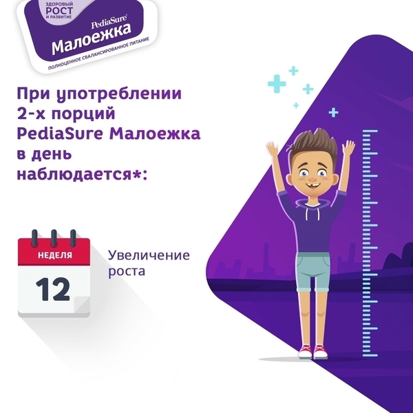 Дитяче харчування PediaSure малоїжки зі смаком шоколаду, 200 мл - Pampik - 6