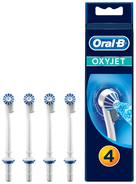 Змінні насадки для іригатора Oral-B Oxyjet ED17, 4 шт. - Pampik