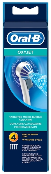 Змінні насадки для іригатора Oral-B Oxyjet ED17, 4 шт. - Pampik - 2