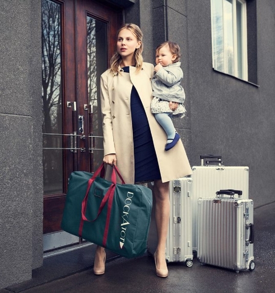 Сумка для матраца-кокона DockATot Deluxe + Midnight Teal, сіро-зелений (040101) - Pampik - 6