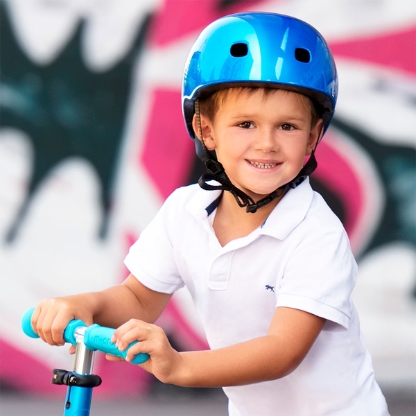 Шолом захисний Micro, р.52-56 см, M, темно-синій металік (AC2083BX) - Pampik - 9