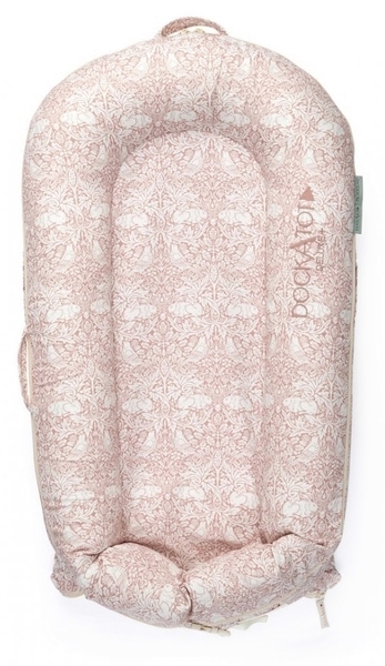 Матрац-кокон DockATot Deluxe + Breer Rabbit, 0-8 міс., рожевий (EU10361) - Pampik