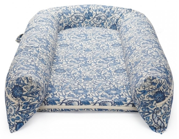 Матрац-кокон DockATot Grand Pink & Rose, 9-36 міс., синій (EU10267) - Pampik - 2