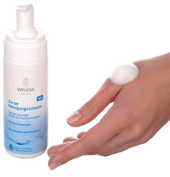 Очищаюча пінка для обличчя Weleda, 150 мл - Pampik - 4