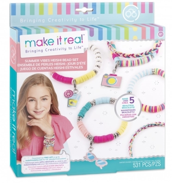 Набор для создания шарм-браслетов Make it Real Летние вибрации (MR1317) - Pampik