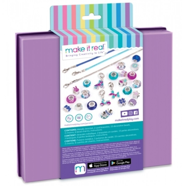 Набор для создания браслетов Make it Real Голубое сияние (MR1721) - Pampik - 2