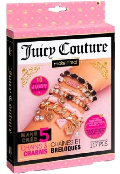 Мини-набор для создания шарм-браслетов Make it Real Juicy Couture Королевский шарм (MR4431) - Pampik