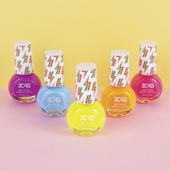 Набір лаків для нігтів Make it Real Неонова вечірка, 5 шт. (MR10014) - Pampik - 3