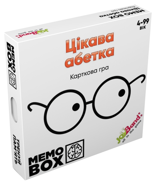 Настільна гра JoyBand MemoBox Цікава Абетка (MB0003) - Pampik