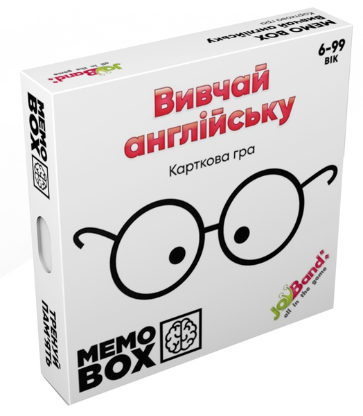 Настільна гра JoyBand MemoBox Вивчай Англійську (MB0004) - Pampik