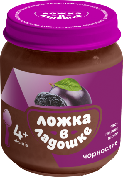 Пюре Ложка в долоньці Чорнослив, 100 г - Pampik