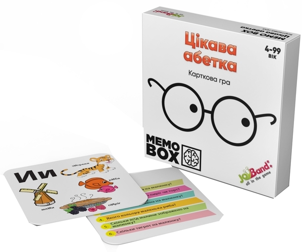 Настільна гра JoyBand MemoBox Цікава Абетка (MB0003) - Pampik - 2