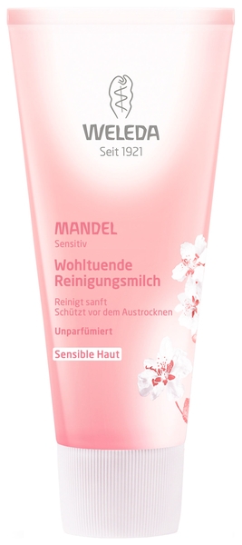Очищувальне молочко для обличчя Weleda Мигдальне, 75 мл - Pampik