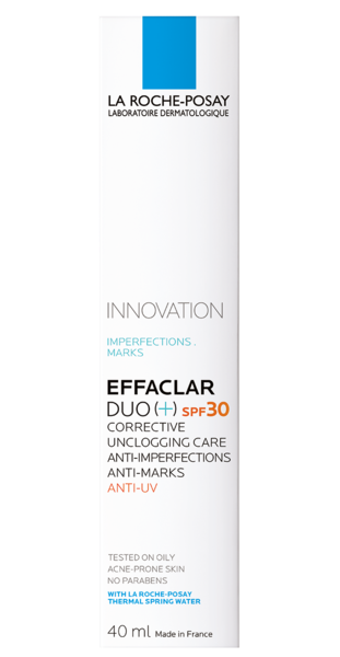 Комплексное корректирующее средство La Roche-Posay Effaclar Duo(+) SPF30 против недостатков и следов постакне для жирной проблемной кожи, 40 мл - Pampik - 3