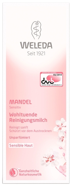 Очищувальне молочко для обличчя Weleda Мигдальне, 75 мл - Pampik - 3