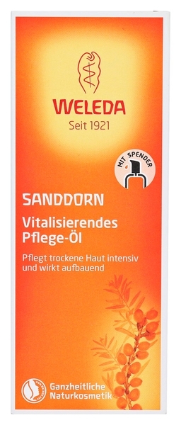 Облепиховое питательное масло Weleda, для тела, 100 мл - Pampik - 3