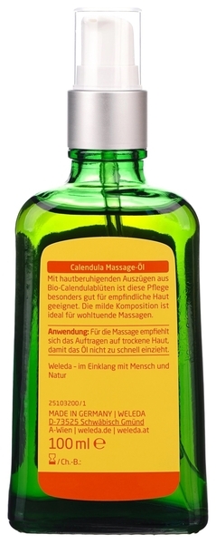 Масло масажне Weleda Календула, з дозатором, 100 мл - Pampik - 2