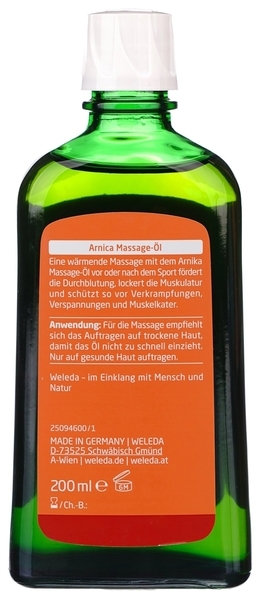 Масло масажне Weleda Арніка, 200 мл - Pampik - 2