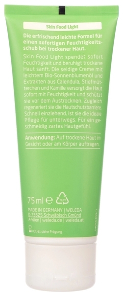 Крем для лица и тела Weleda Skin Food Light, универсальний, 75 мл - Pampik - 2