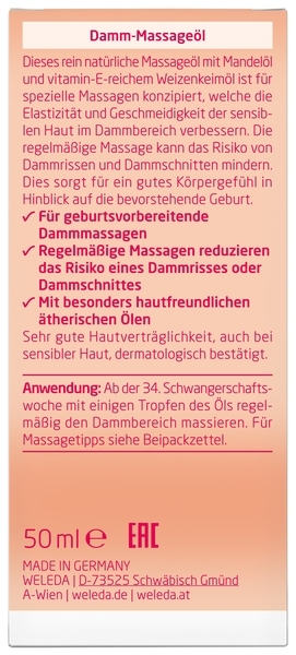 Масло для підготовки до пологів Weleda, 50 мл - Pampik - 4