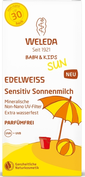 Сонцезахисний молочко Weleda Едельвейс SPF 30, 150 мл - Pampik - 2