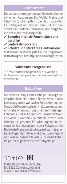 Детский крем для лица Weleda Алтей, 50 мл - Pampik - 4