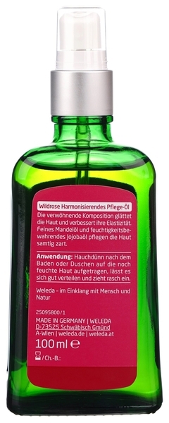 Масло для тіла Weleda Рожеве, 100 мл - Pampik - 2