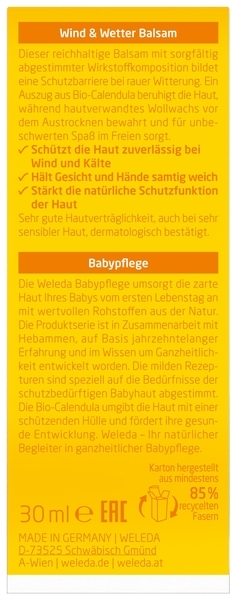 Детский бальзам от ветра и холода Weleda Calendula, 30 мл - Pampik - 4