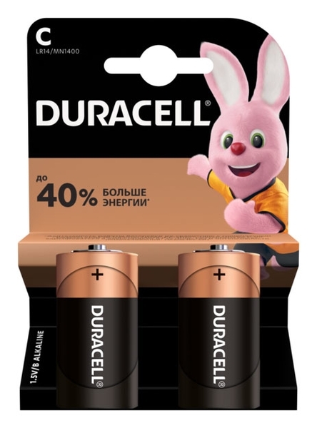 Лужні батарейки Duracell C (LR14) MN1400, 2 шт. - Pampik - 2