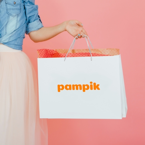 Подарунковий пакет Pampik, 49х35х17см, білий - Pampik - 2