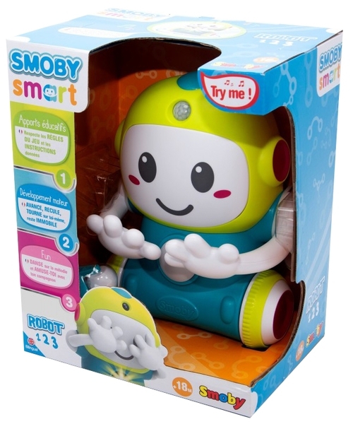 Інтерактивна іграшка Smoby Cotoons Смобі Смарт Робот 1-2-3 (190101WEB) - Pampik - 5