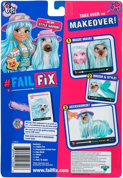 Ігровий набір з вихованцем Failfix Total Makeover Щеня Арті - Pampik - 6