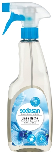 Органічний миючий засіб для скла Sodasan, 0,5л - Pampik