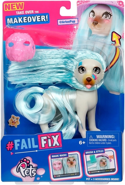 Ігровий набір з вихованцем Failfix Total Makeover Щеня Арті - Pampik