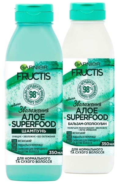 Бальзам Garnier Суперфуд Алое, 350 мл - Pampik - 4