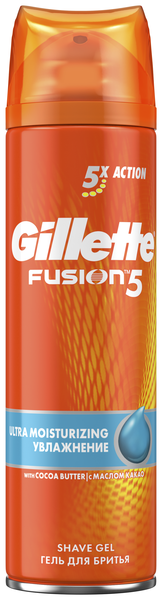 Гель для гоління Gillette Fusion 5 Ultra Moisturizing, 200 мл - Pampik - 2