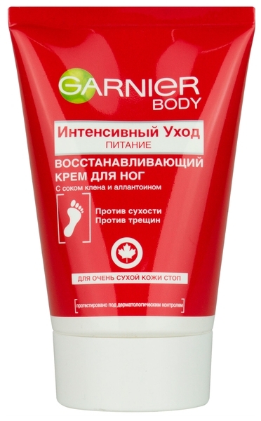 Крем для ніг Garnier Body Інтенсивний догляд, для сухої шкіри, 100 мл - Pampik