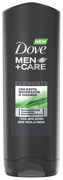 Гель для душу Dove Cвіжість мінералів і шавлії, 250 мл - Pampik