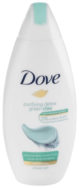 Крем-гель для душу Dove Очищення із зеленою глиною, 250 мл - Pampik - 3