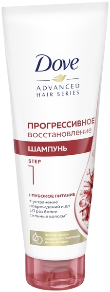 Шампунь Dove Advanced Hair Series Прогресивне відновлення, 250 мл - Pampik - 5