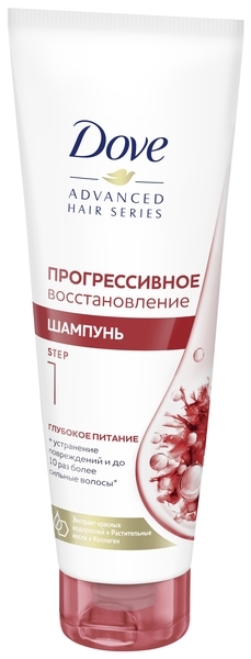 Шампунь Dove Advanced Hair Series Прогресивне відновлення, 250 мл - Pampik - 4
