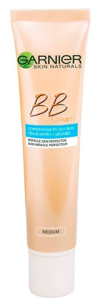 BB-крем Garnier Skin Naturals Секрет Досконалості, натурально-бежевий, для змішаної і жирної шкіри, 40 мл - Pampik