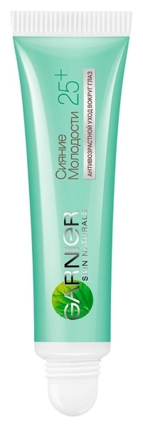 Крем навколо очей Garnier Skin Naturals Сяйво молодості 25+, для всіх типів шкіри, 15 мл - Pampik