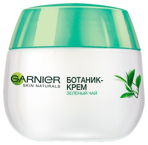 Ботанік-крем для обличчя Garnier Основний Догляд Зелений чай, для комбінованої і жирної шкіри, 50 мл - Pampik