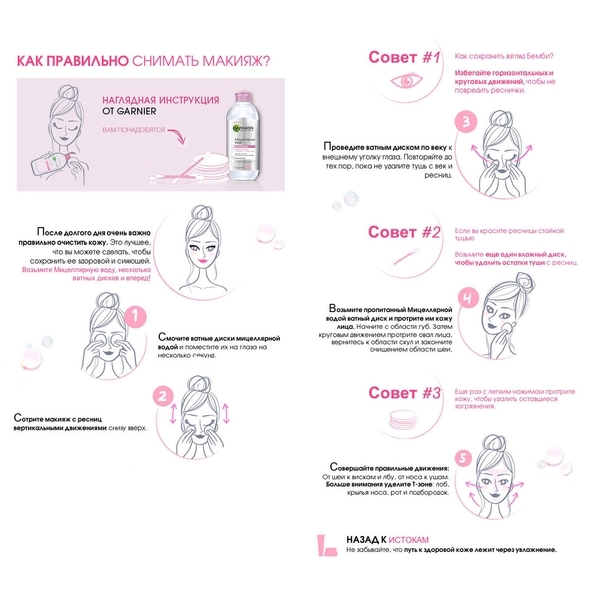 Міцелярна вода Garnier Skin Naturals, для всіх типів шкіри, 700 мл - Pampik - 3