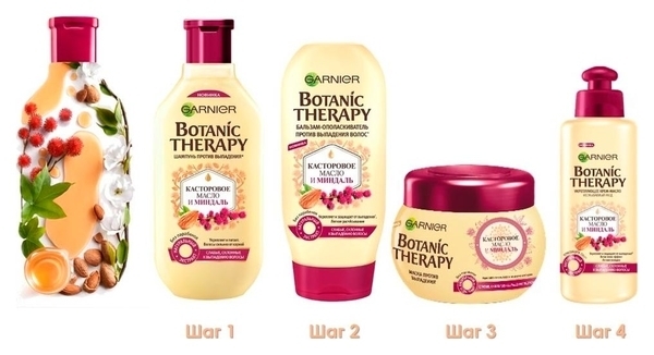 Маска для волосся Garnier Botanic Therapy Кетамін і мигдаль для слабкого волосся, схильного до випадіння, 300 мл - Pampik - 3