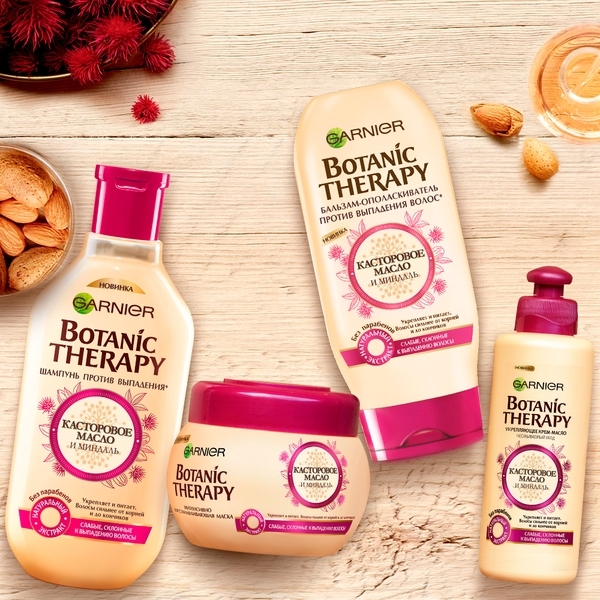 Шампунь Garnier Botanic Therapy Кетамін і мигдаль для слабкого волосся, схильного до випадіння, 400 мл - Pampik - 3